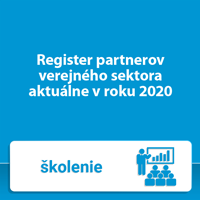 kolenie: Register partnerov verejnho sektora aktulne v roku 2020