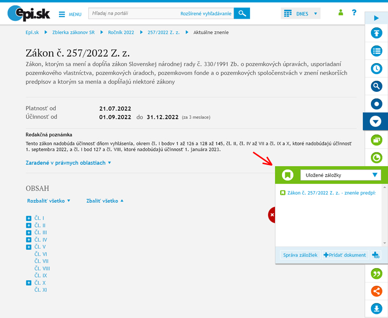 Funkcia EPI  Personalizcia obsahu  Ako prida predpis do zloiek