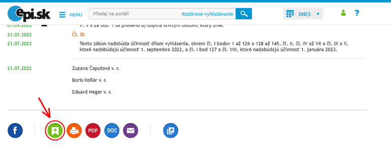Funkcia EPI  Personalizcia obsahu  Ako prida predpis do zloiek