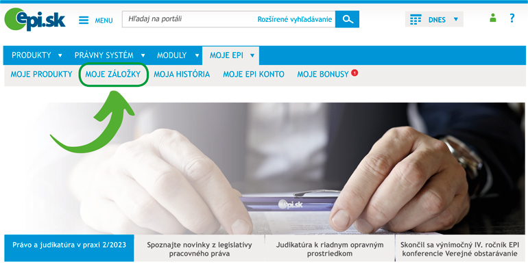 Funkcia EPI  MOJE ZLOKY